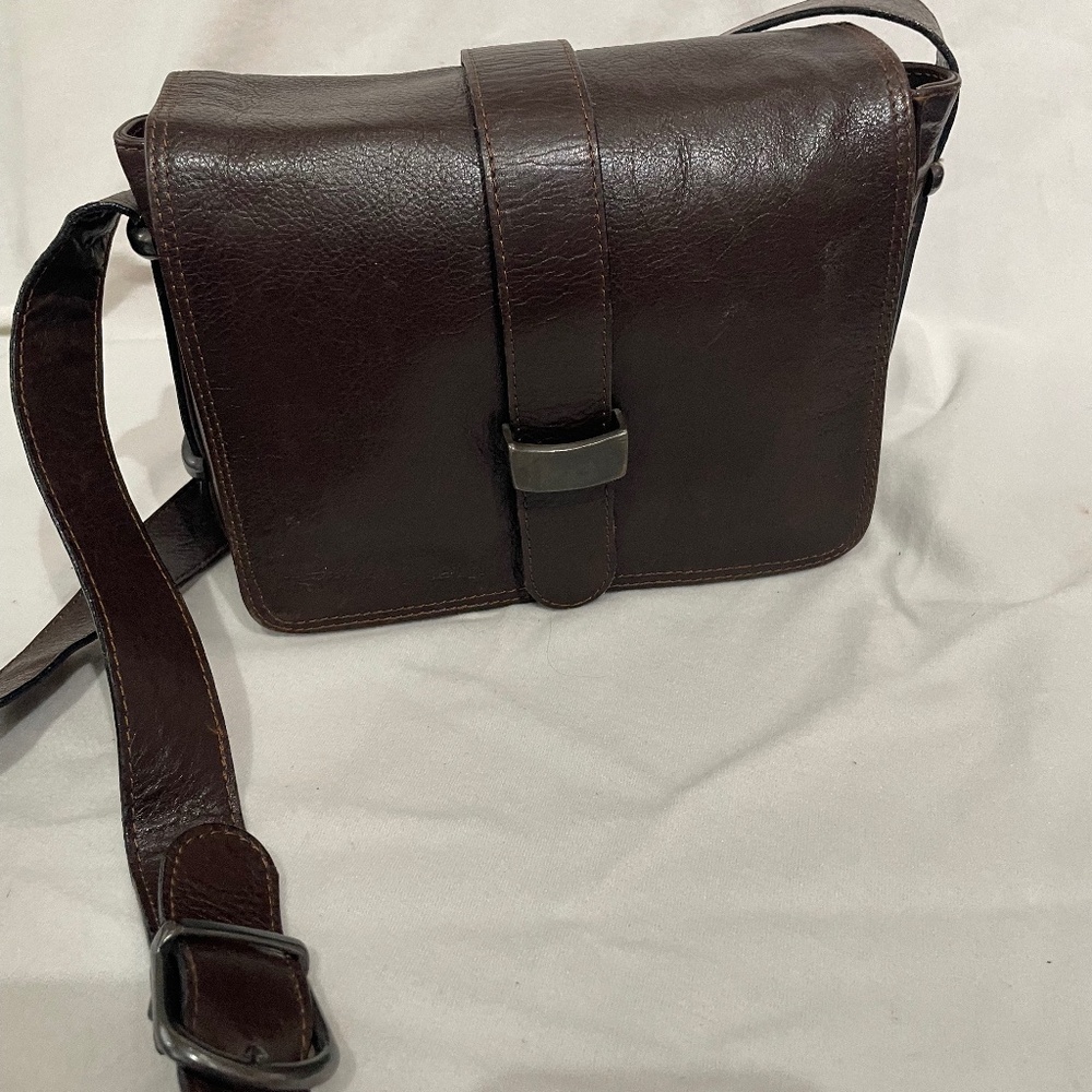 Brown Leather Shoulder Bag